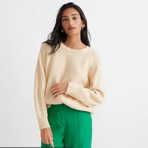 JCrew Ribbed Cashmere Oversized Sweater